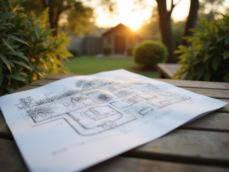 Detailed planting plan with species selections