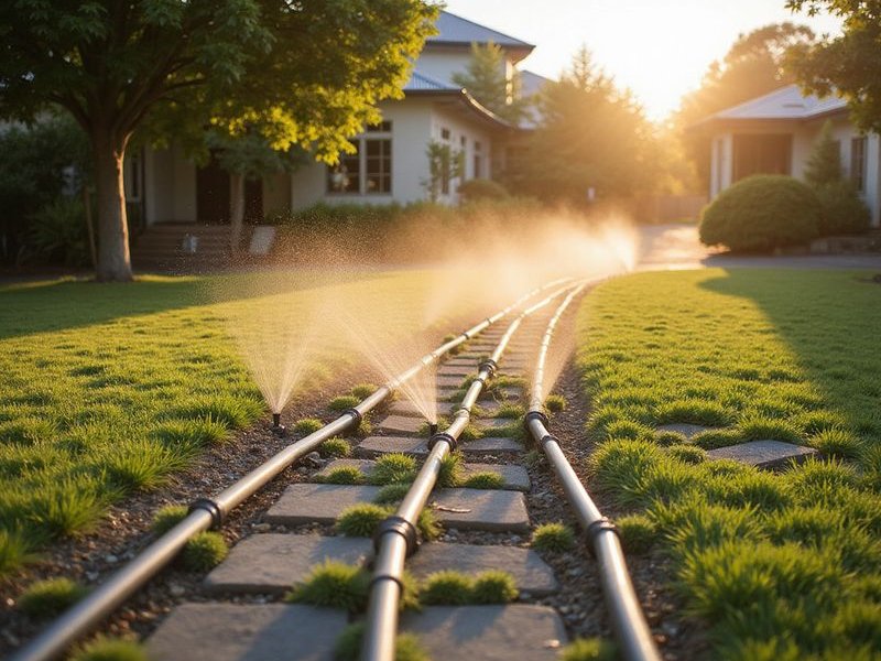 Irrigation layout plan