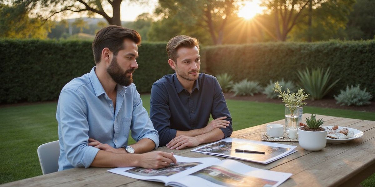 Preparation materials for landscape design consultation