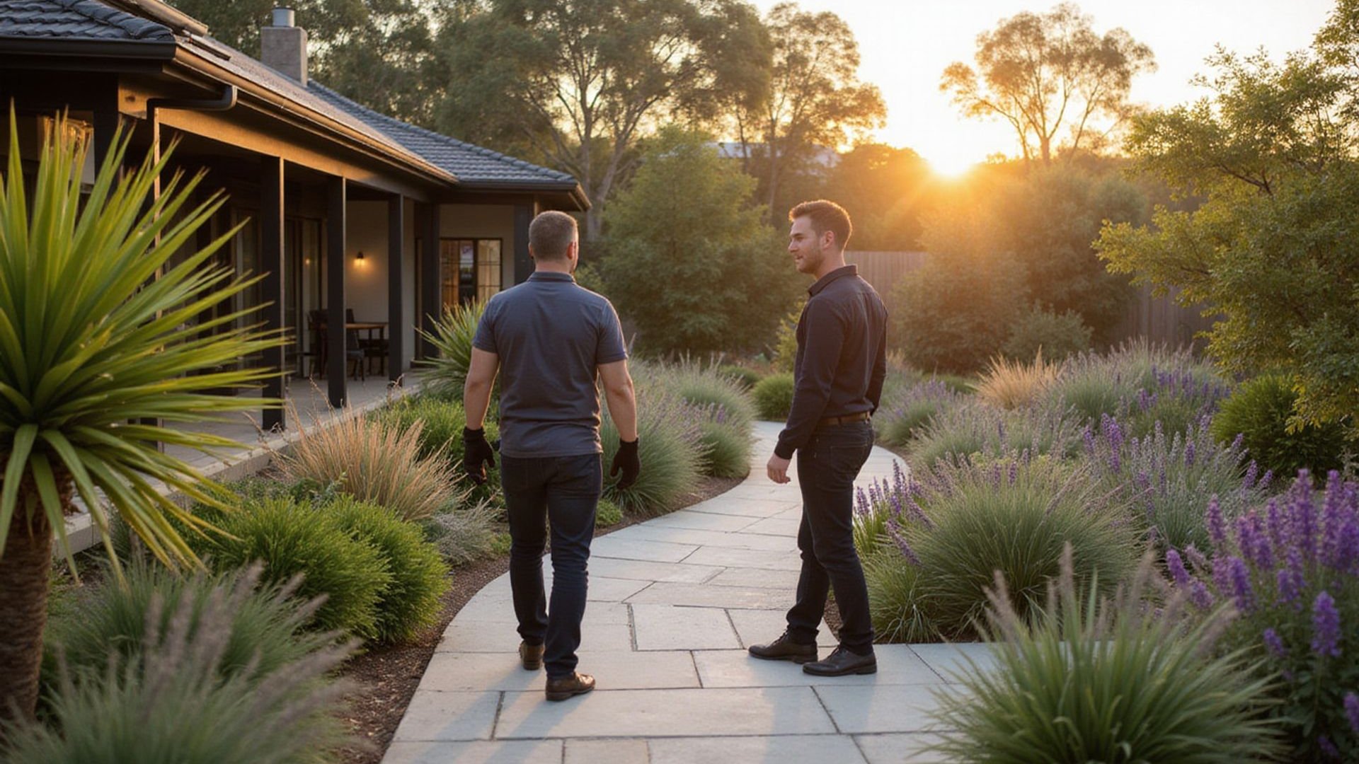 David Claude Landscape Design team at work